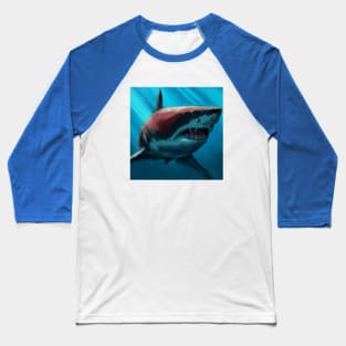 Giant Shark Baseball T-Shirt